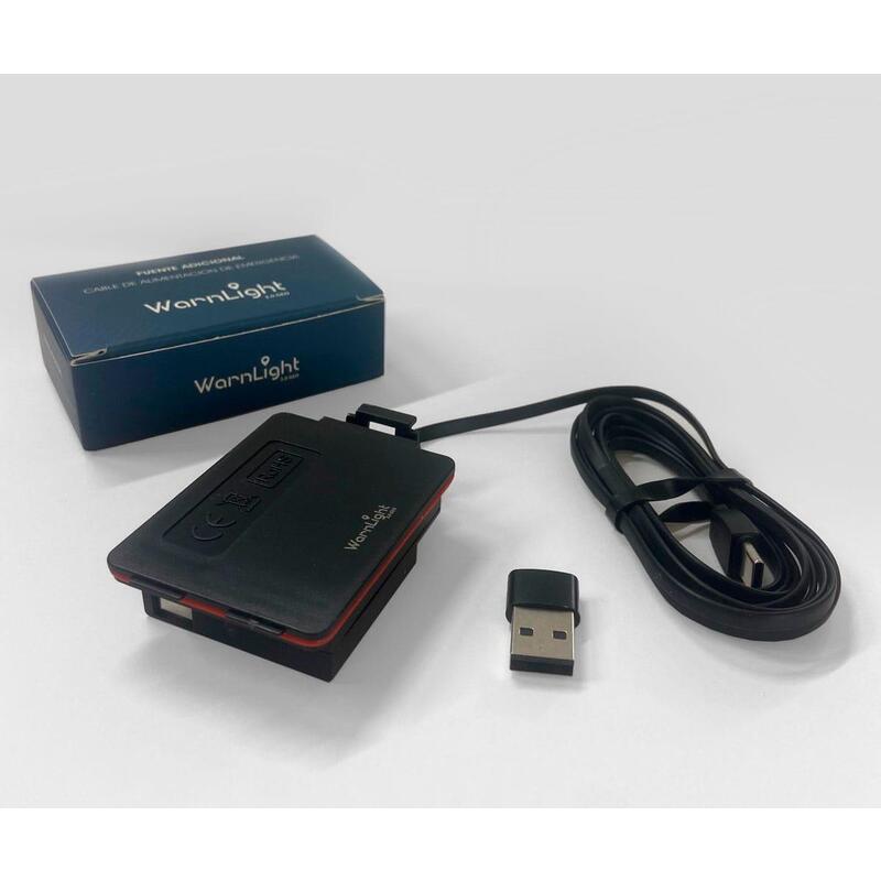 Warnlight Charger Double USB 2M